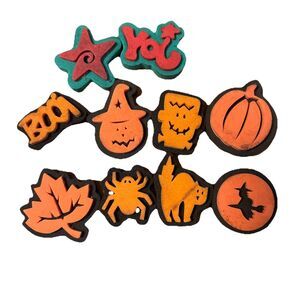 Lot Of 11 Chunky Holiday Foam Stamps Card Making Crafts Scrapbooking